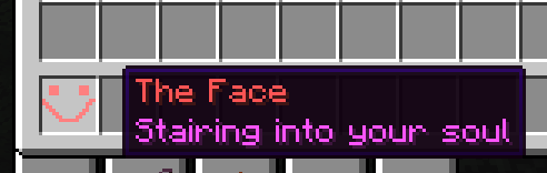 An image showing the item completed with a custom name and description